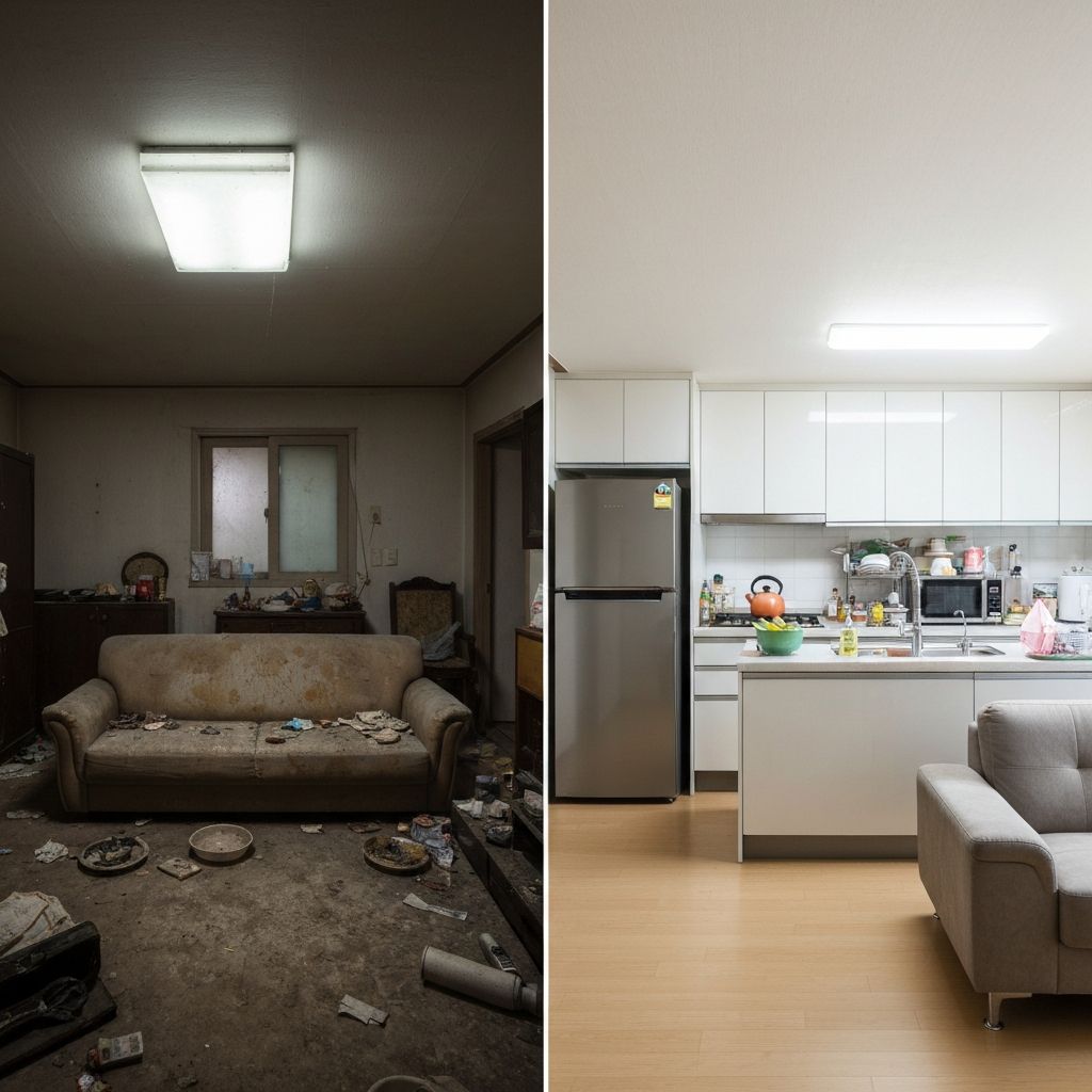 청소 전후 비교